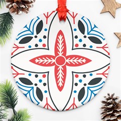 Motif Round Ornament (Two Sides) from ArtsNow.com Back