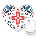 Motif Heart Mousepads