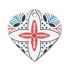 Motif Dog Tag Heart (Two Sides) from ArtsNow.com Back