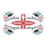Motif Dog Tag Bone (Two Sides)