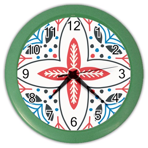 Motif Color Wall Clock from ArtsNow.com Front