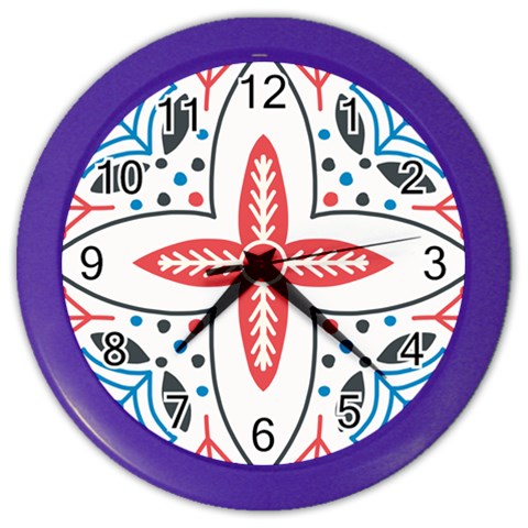 Motif Color Wall Clock from ArtsNow.com Front