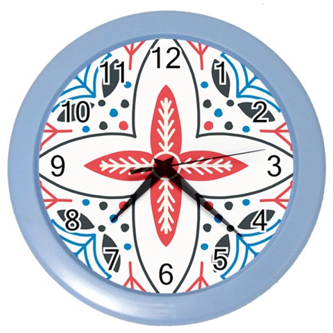 Motif Color Wall Clock from ArtsNow.com Front