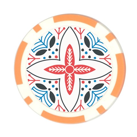 Motif Poker Chip Card Guard from ArtsNow.com Front
