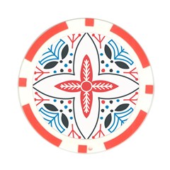 Motif Poker Chip Card Guard from ArtsNow.com Front