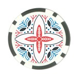 Motif Poker Chip Card Guard