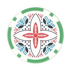 Motif Poker Chip Card Guard from ArtsNow.com Back