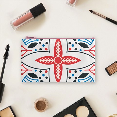Motif Cosmetic Bag (Small) from ArtsNow.com Front