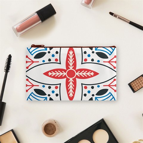 Motif Cosmetic Bag (Small) from ArtsNow.com Front
