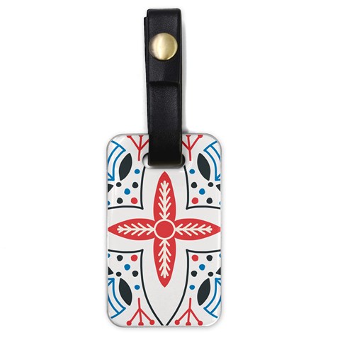 Motif Luggage Tag (one side) from ArtsNow.com Front