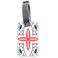 Motif Luggage Tag (two sides) from ArtsNow.com Back