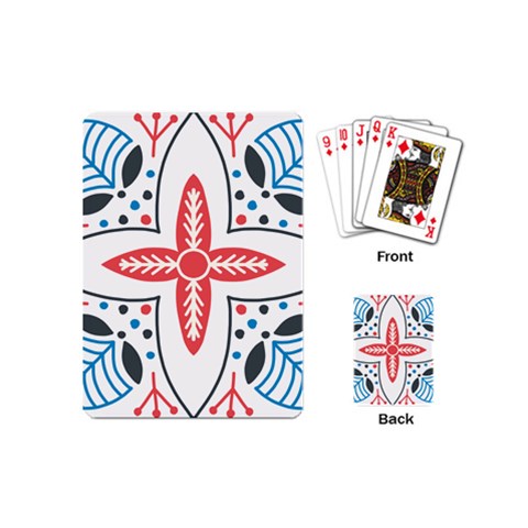 Motif Playing Cards Single Design (Mini) from ArtsNow.com Back