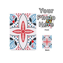 Motif Playing Cards 54 Designs (Mini) from ArtsNow.com Front - Diamond7