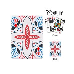 Motif Playing Cards 54 Designs (Mini) from ArtsNow.com Front - Diamond10