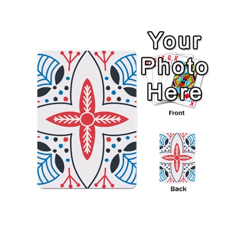 Motif Playing Cards 54 Designs (Mini) from ArtsNow.com Back