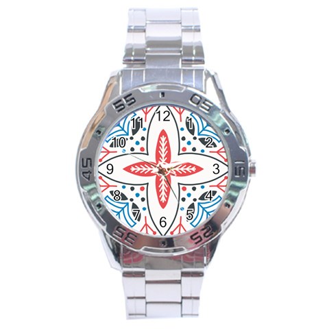 Motif Stainless Steel Analogue Watch from ArtsNow.com Front