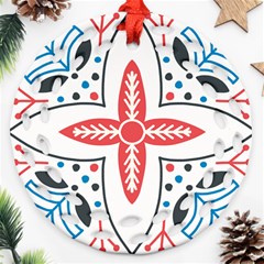 Motif Round Filigree Ornament (Two Sides) from ArtsNow.com Back