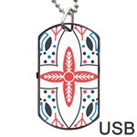Motif Dog Tag USB Flash (Two Sides)