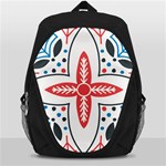 Motif Backpack Bag