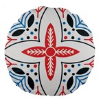 Motif Large 18  Premium Round Cushions