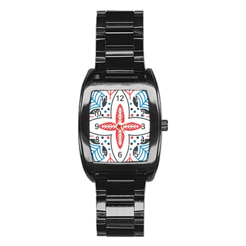 Motif Stainless Steel Barrel Watch from ArtsNow.com Front
