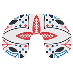 Motif Travel Neck Pillow from ArtsNow.com Back