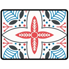 Motif Double Sided Fleece Blanket (Large)  from ArtsNow.com 80 x60  Blanket Back