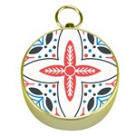 Motif Gold Compasses