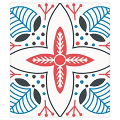 Motif Drawstring Pouch (Small) from ArtsNow.com Front