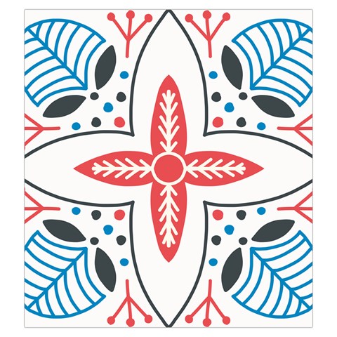 Motif Drawstring Pouch (Large) from ArtsNow.com Back