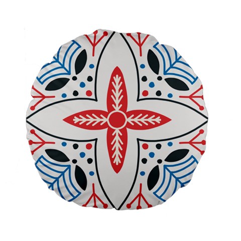 Motif Standard 15  Premium Flano Round Cushions from ArtsNow.com Back