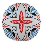 Motif Large 18  Premium Flano Round Cushions