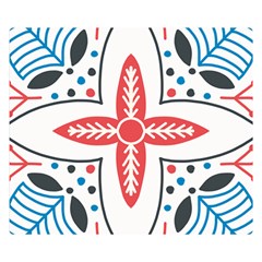 Motif Double Sided Flano Blanket (Small)  from ArtsNow.com 50 x40  Blanket Back