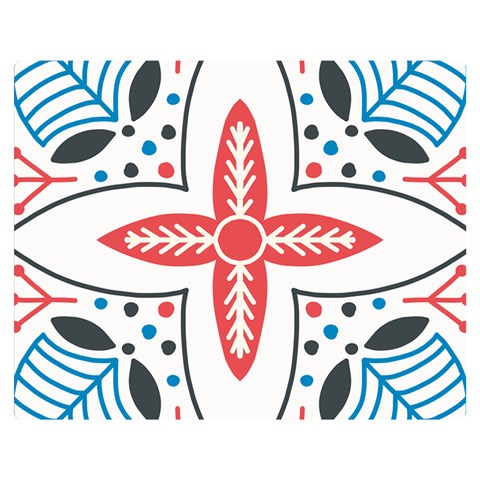 Motif Double Sided Flano Blanket (Medium)  from ArtsNow.com 60 x50  Blanket Back