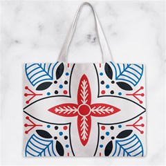 Motif Zipper Mini Tote Bag from ArtsNow.com Back
