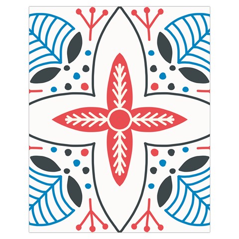 Motif Drawstring Pouch (XL) from ArtsNow.com Front