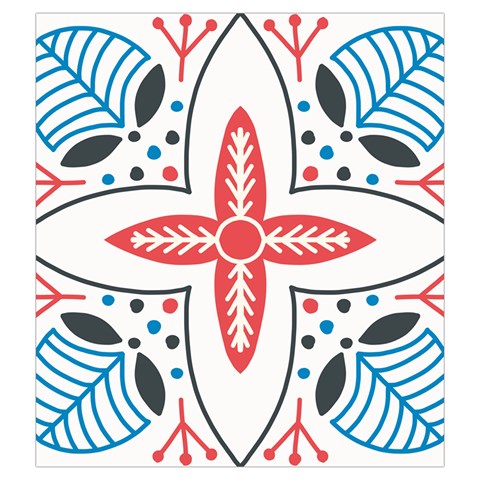 Motif Drawstring Pouch (2XL) from ArtsNow.com Front