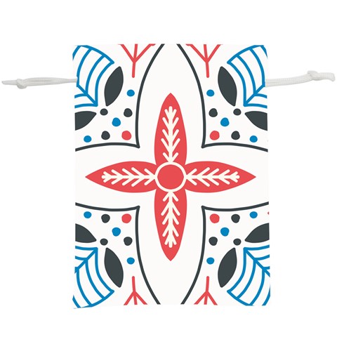 Motif  Lightweight Drawstring Pouch (XL) from ArtsNow.com Back