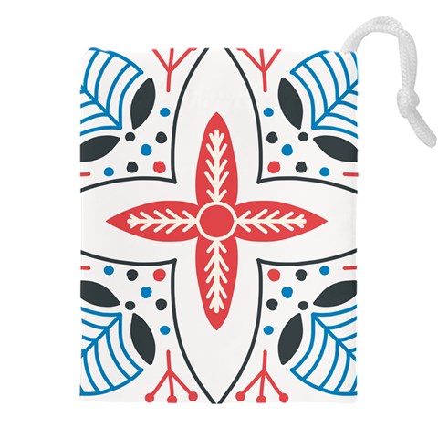 Motif Drawstring Pouch (4XL) from ArtsNow.com Front