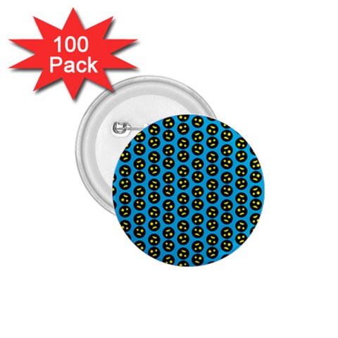 0059 Comic Head Bothered Smiley Pattern 1.75  Buttons (100 pack)  from ArtsNow.com Front