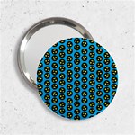 0059 Comic Head Bothered Smiley Pattern 2.25  Handbag Mirrors