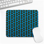 0059 Comic Head Bothered Smiley Pattern Large Mousepads