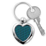 0059 Comic Head Bothered Smiley Pattern Key Chain (Heart)