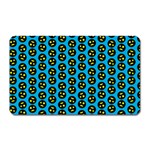 0059 Comic Head Bothered Smiley Pattern Magnet (Rectangular)