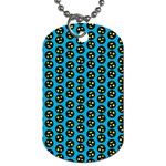 0059 Comic Head Bothered Smiley Pattern Dog Tag (One Side)