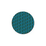 0059 Comic Head Bothered Smiley Pattern Golf Ball Marker