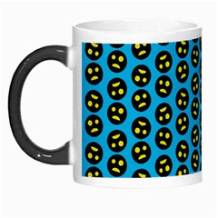 0059 Comic Head Bothered Smiley Pattern Morph Mugs from ArtsNow.com Left