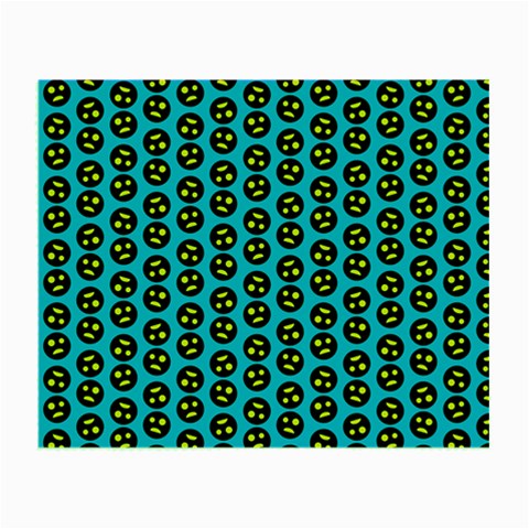 0059 Comic Head Bothered Smiley Pattern Small Glasses Cloth from ArtsNow.com Front