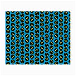 0059 Comic Head Bothered Smiley Pattern Small Glasses Cloth
