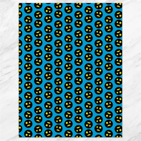 0059 Comic Head Bothered Smiley Pattern Canvas 18  x 24  from ArtsNow.com 17.8 x23.08  Canvas - 1